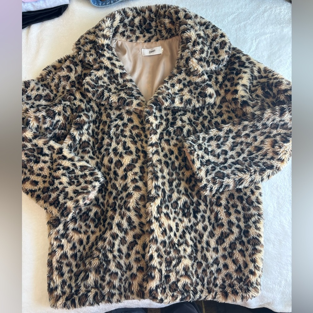 Cheetah fur coat